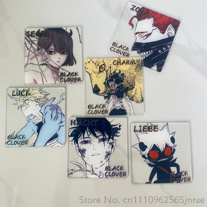 Coffee Tea Shop - Black Clover Anime Creative Acrylic Coaster