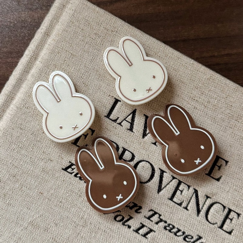 Coffee Tea Shop - Cute Miffy Rabbit Hair Clips, Kawaii