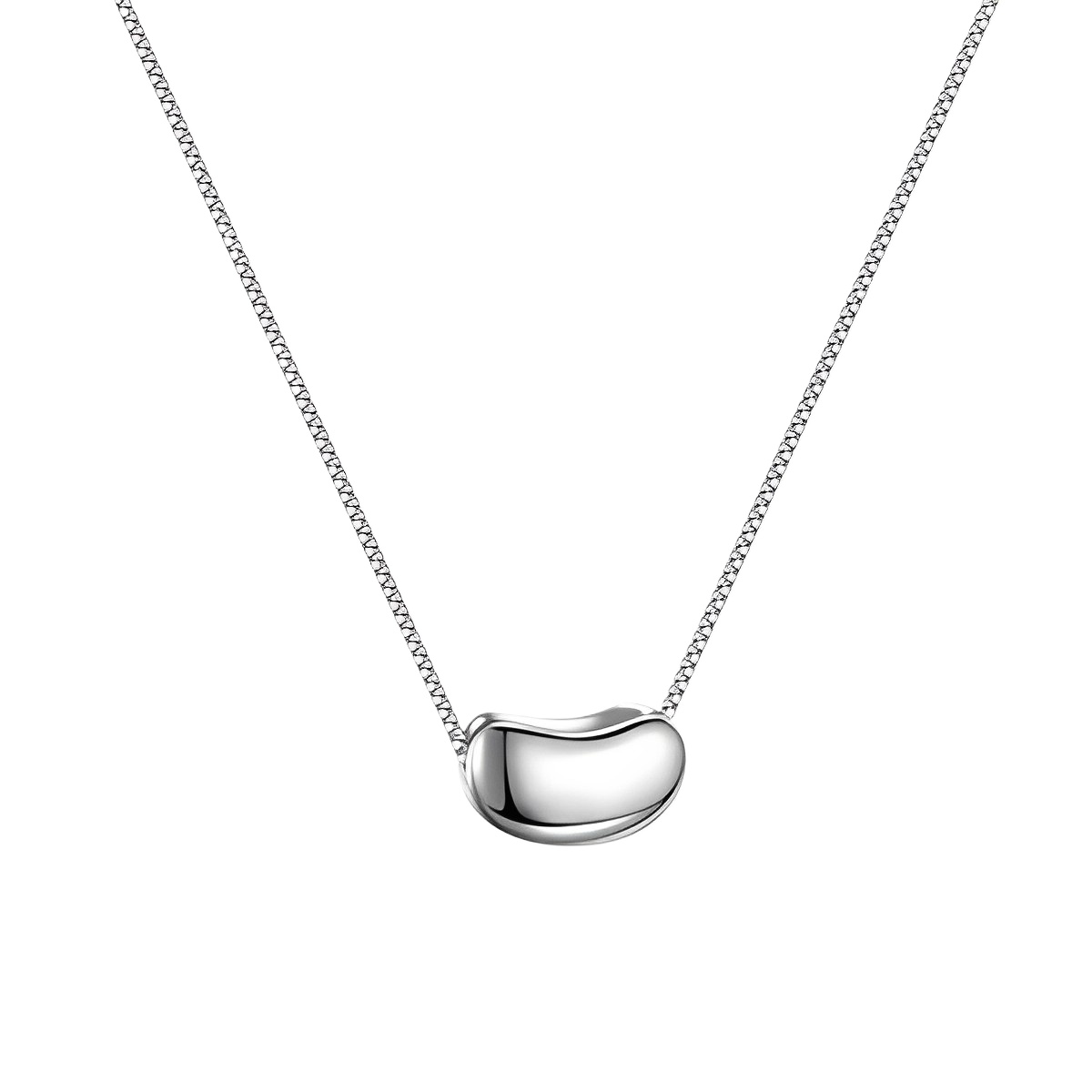 Coffee Tea Or Me - 925 Sterling Silver Bean Pendant Charm