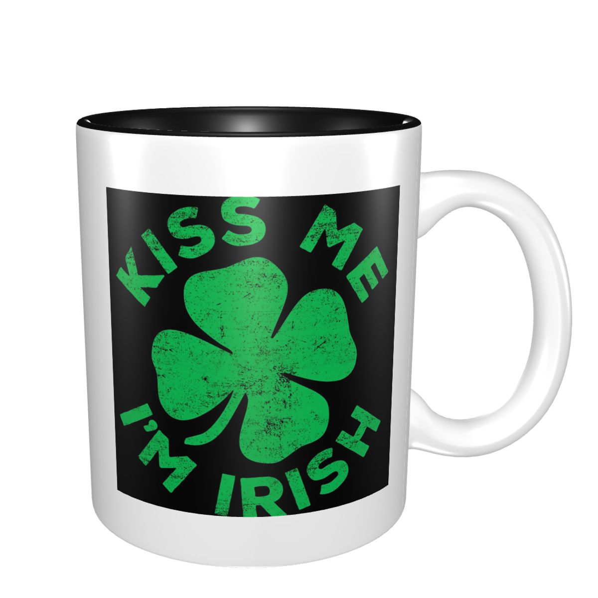 Kiss Me I'm Irish Mug Funny Ce - огляд і ціна Coffee Tea Me