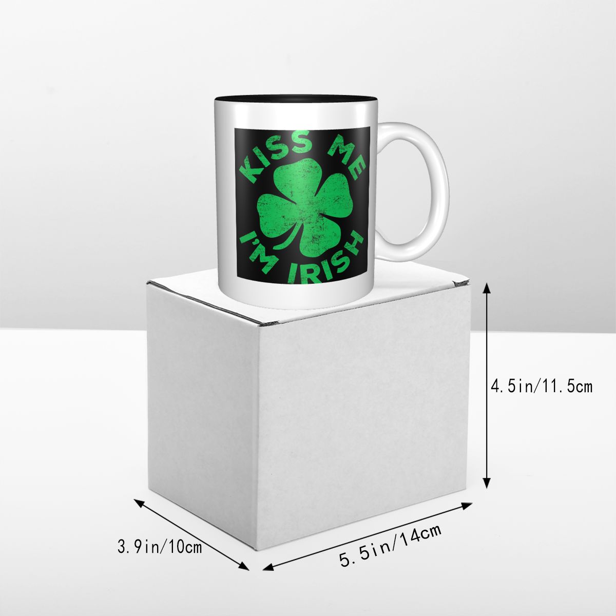Kiss Me I'm Irish Mug Funny Ce - огляд і ціна Coffee Tea Me