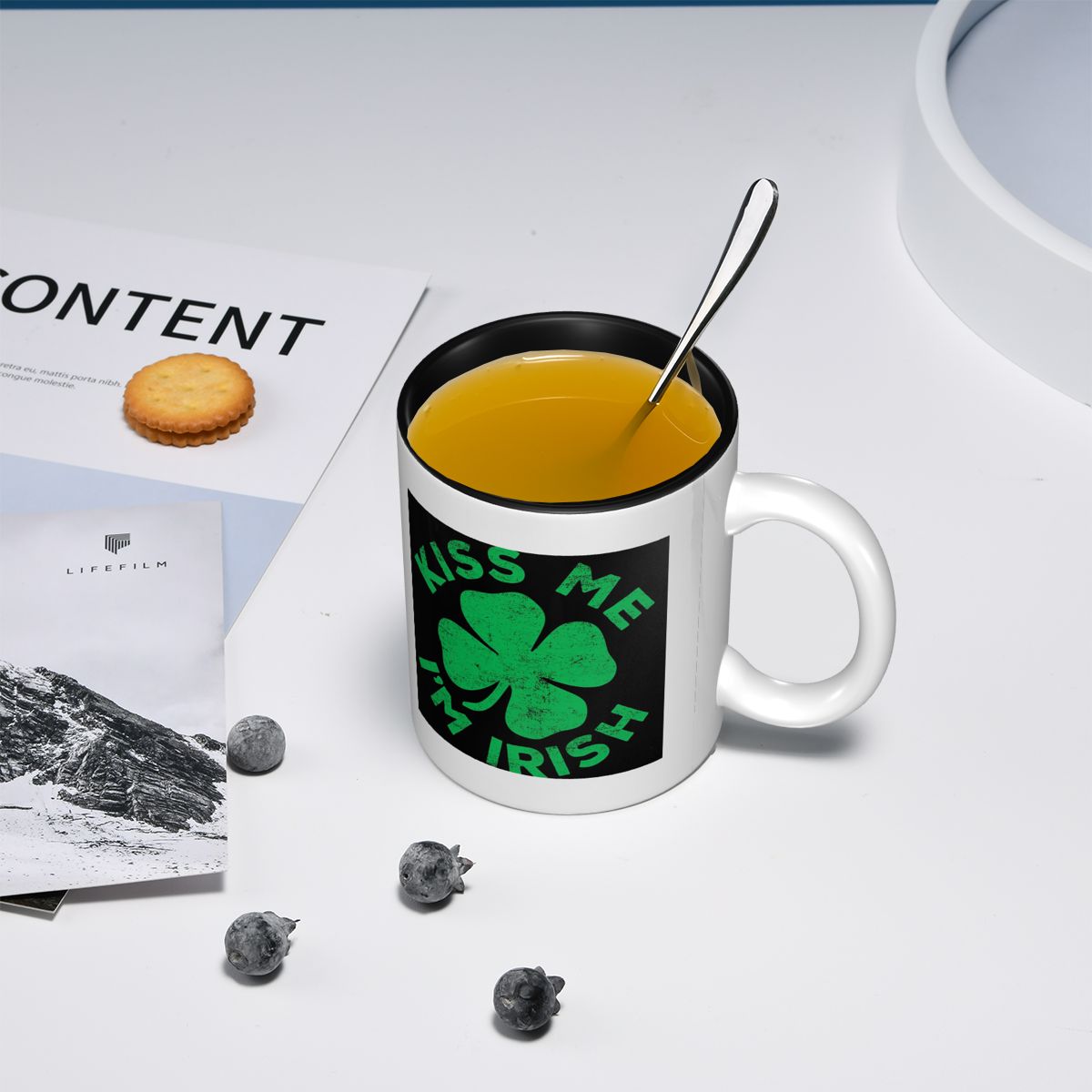 Kiss Me I'm Irish Mug Funny Ce - огляд і ціна Coffee Tea Me