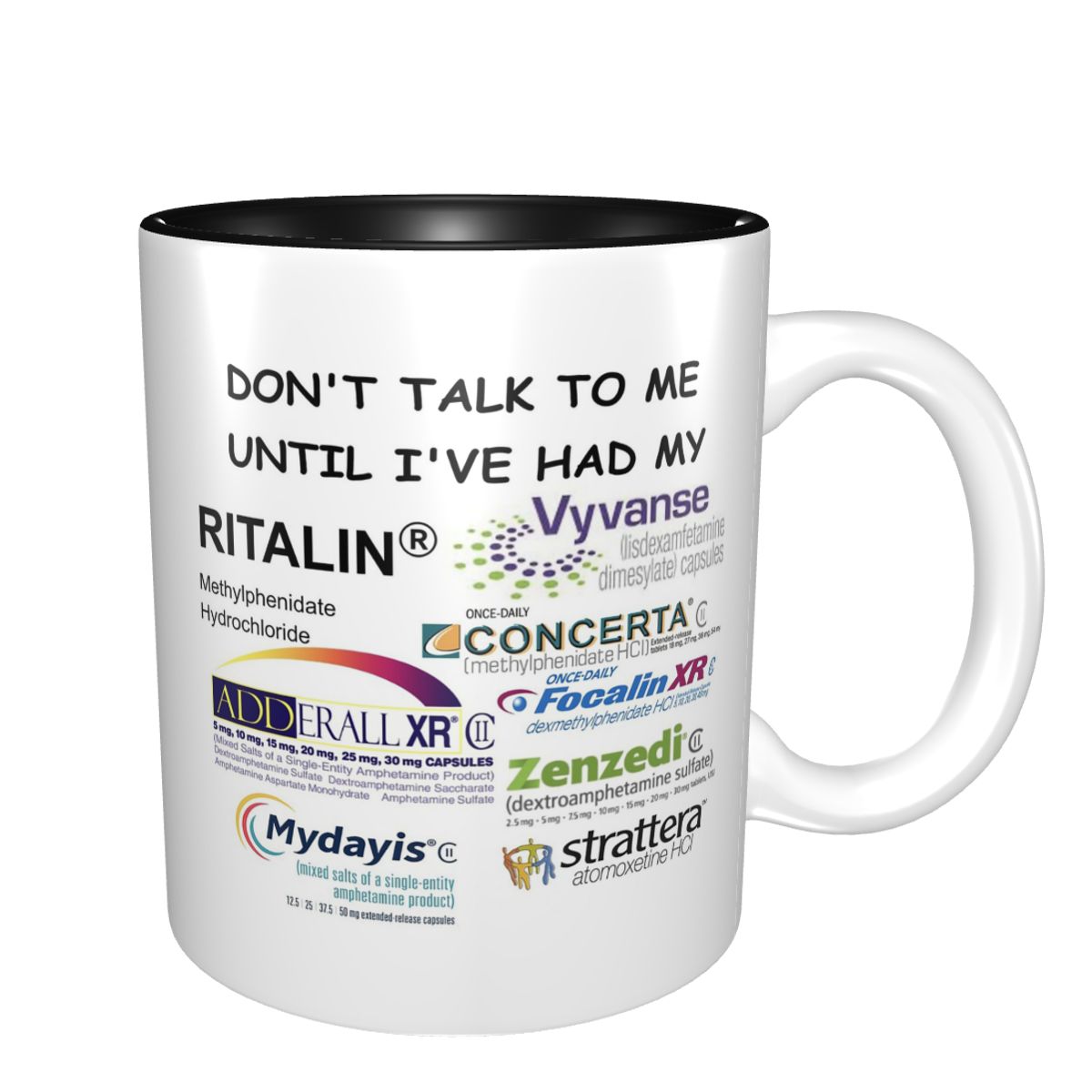 Dont Talk To Me Mug Funny Cera - огляд і ціна Coffee Tea Me