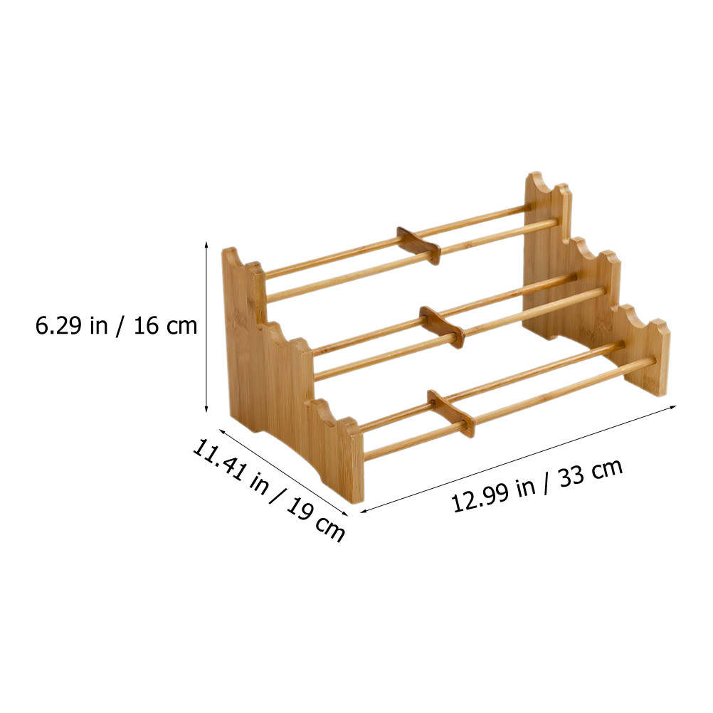 Bamboo Tea Cup Storage Rack wi - огляд і ціна Coffee Tea Shop