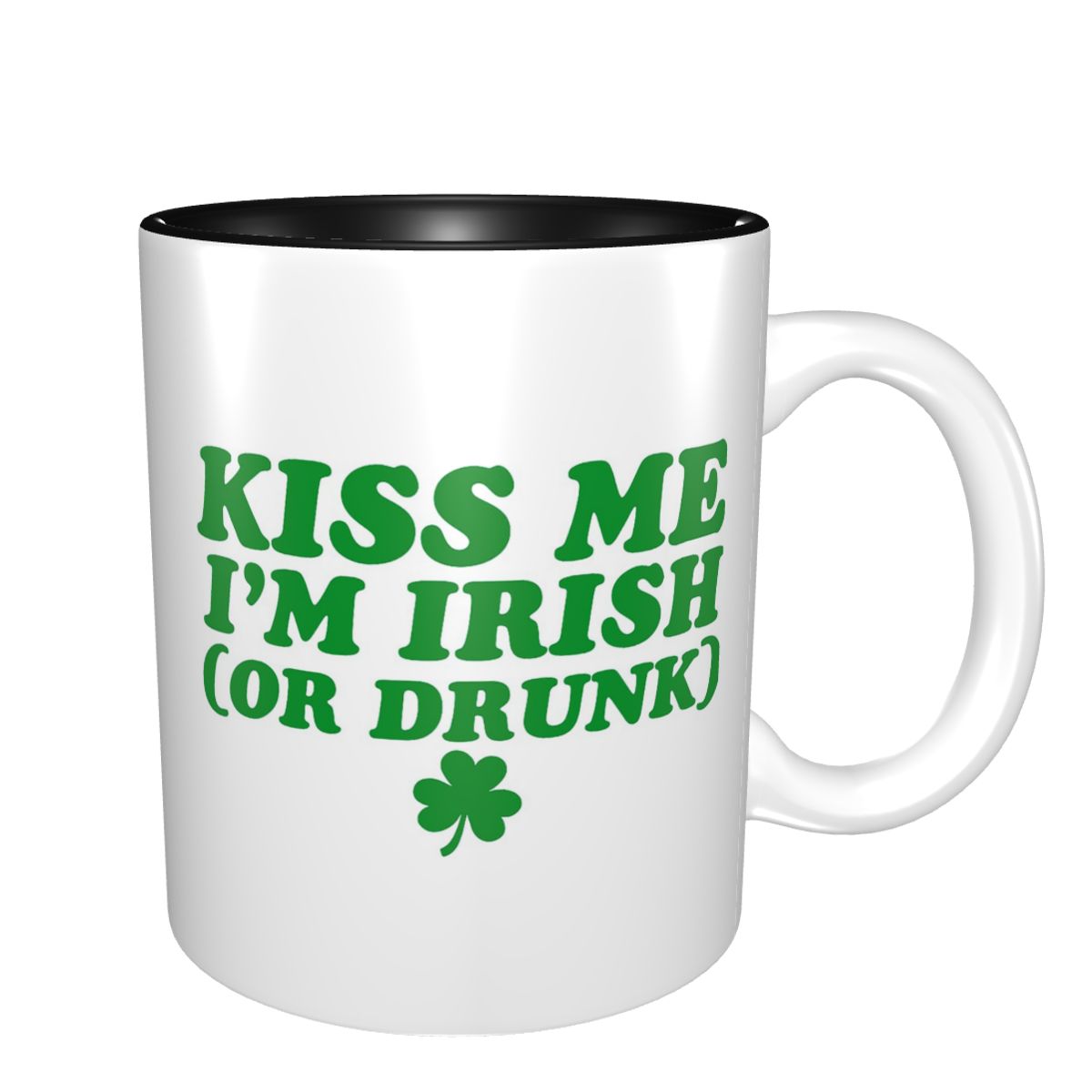 Kiss Me I'm Irish Mug Funny Ce - огляд і ціна Coffee Tea Me