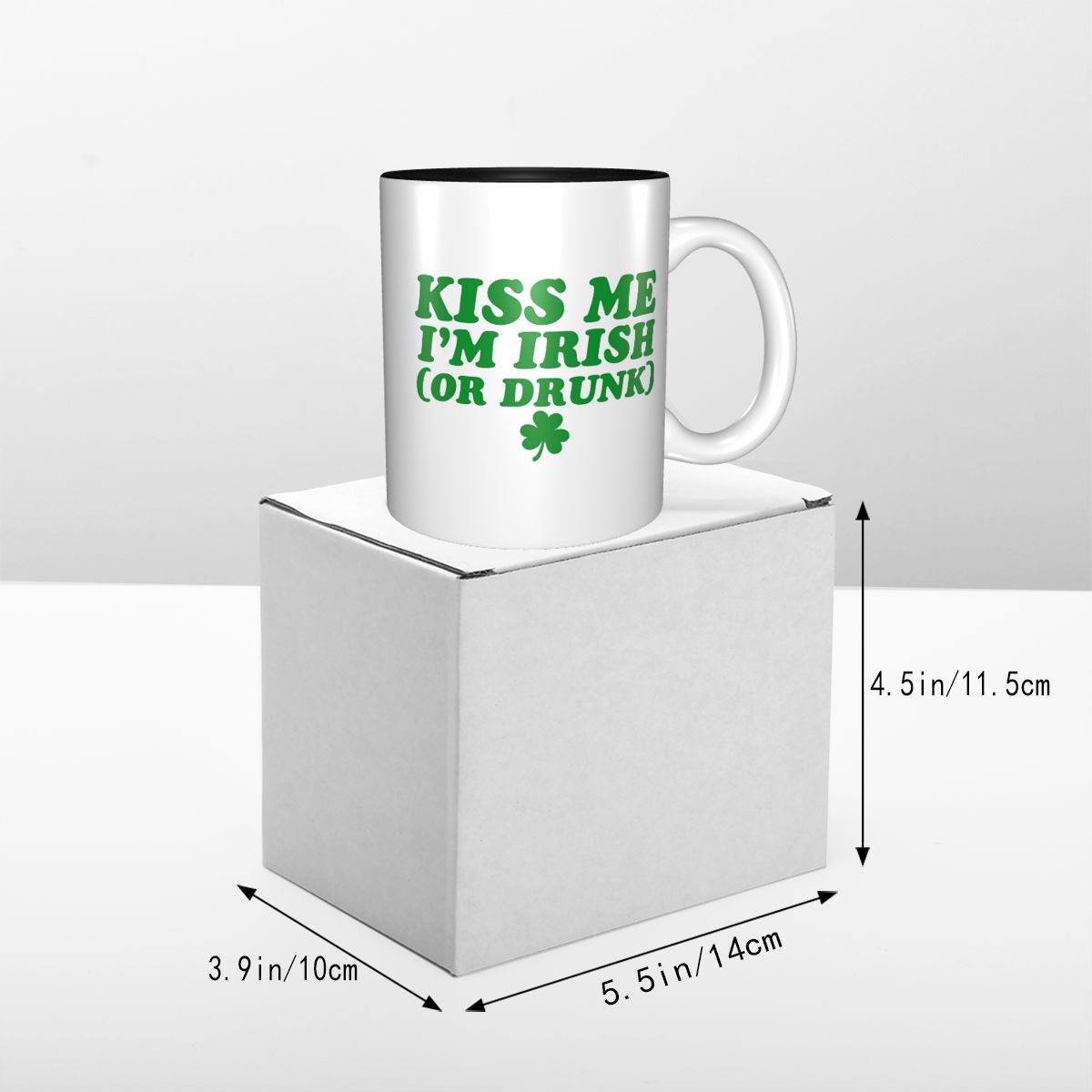 Kiss Me I'm Irish Mug Funny Ce - огляд і ціна Coffee Tea Me