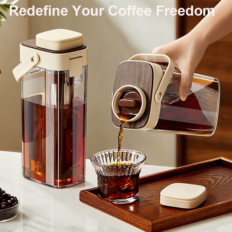 Cold Brew Coffee Pitcher Leak  - огляд і ціна Coffee Tea Pots