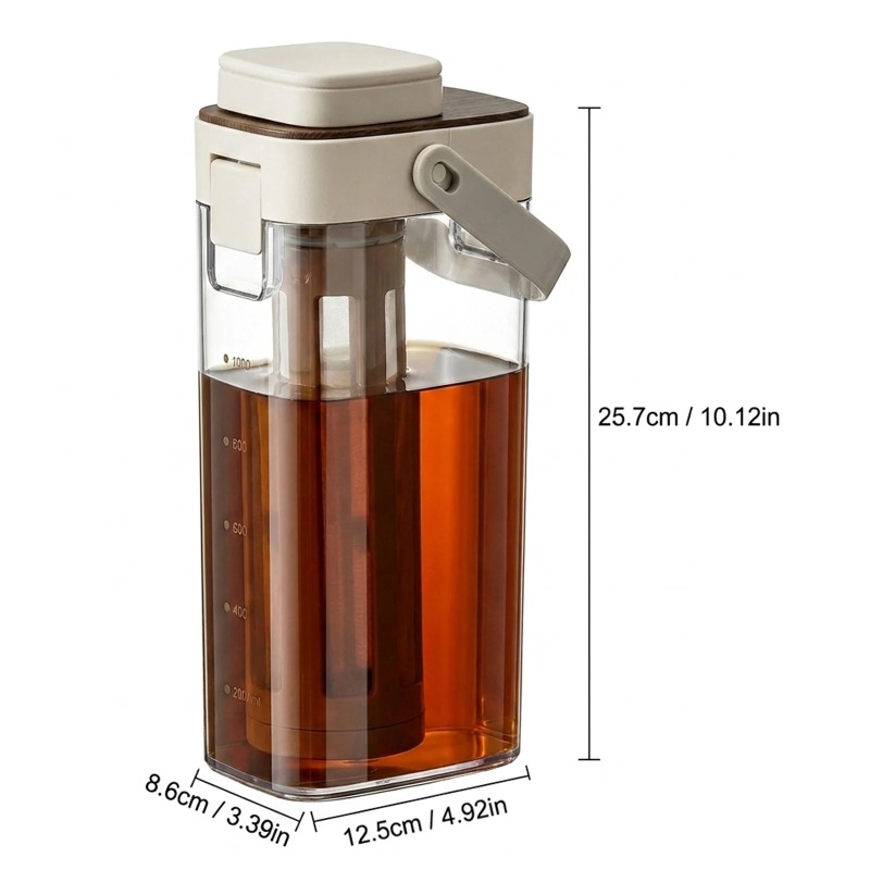 Cold Brew Coffee Pitcher Leak  - огляд і ціна Coffee Tea Pots