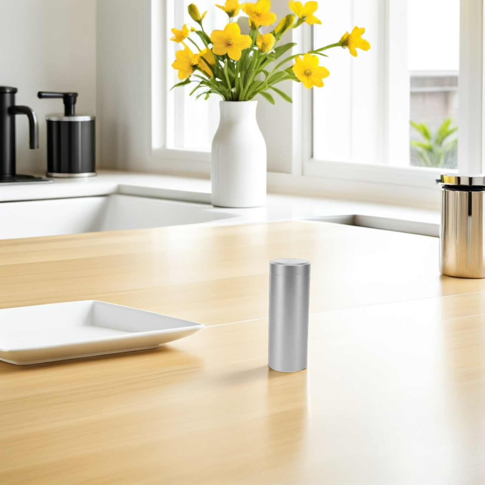 Aluminum Alloy Round Airtight  - огляд і ціна Coffee Tea Spices