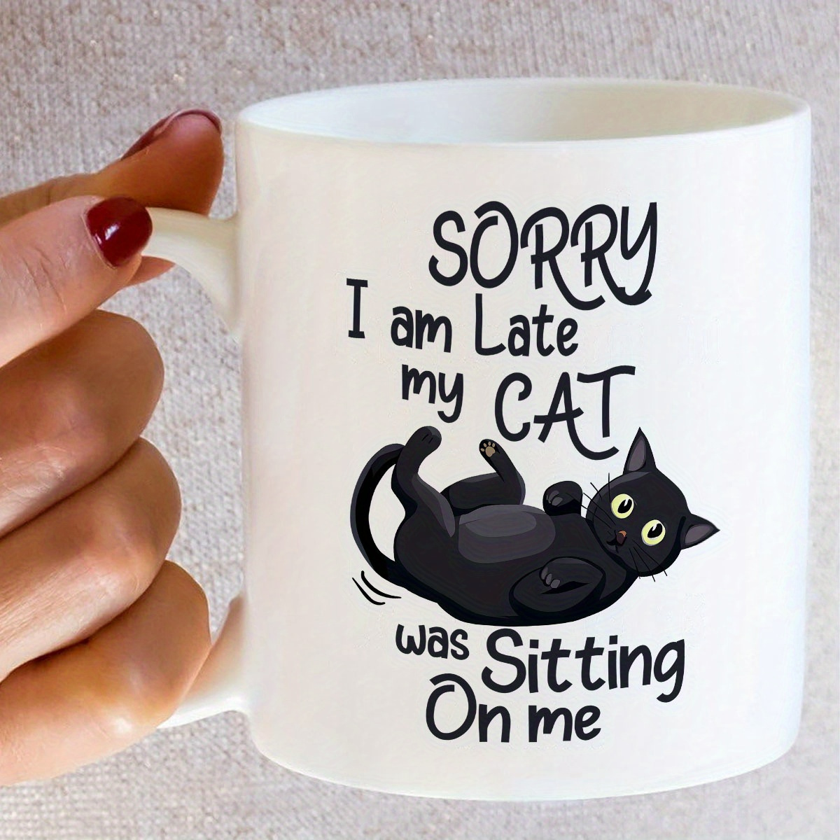 1 Funny Cat Shaped Ceramic Mug - огляд і ціна Coffee Tea Me