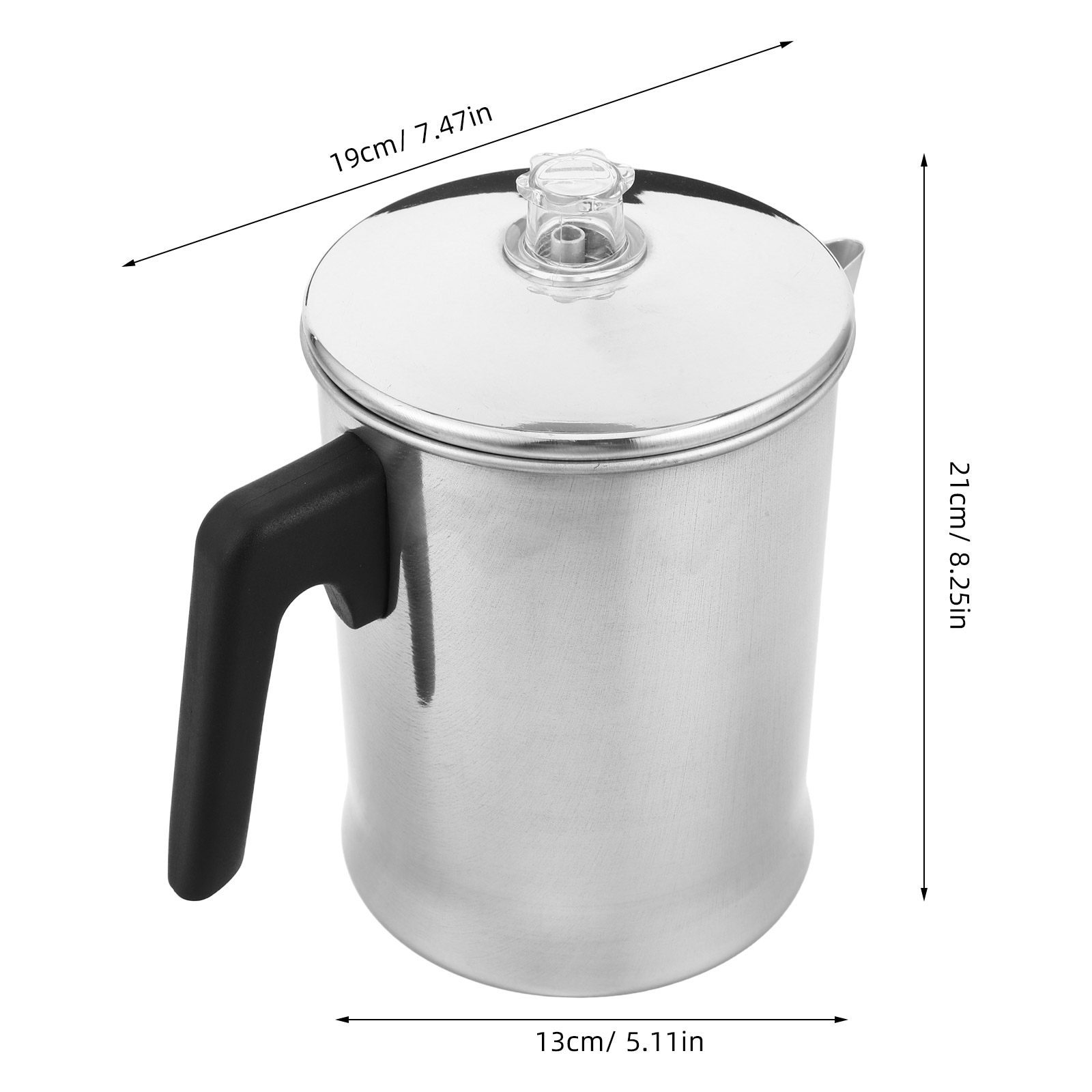 1.8L Aluminum Coffee Pot Outdo - огляд і ціна Coffee Tea Pots