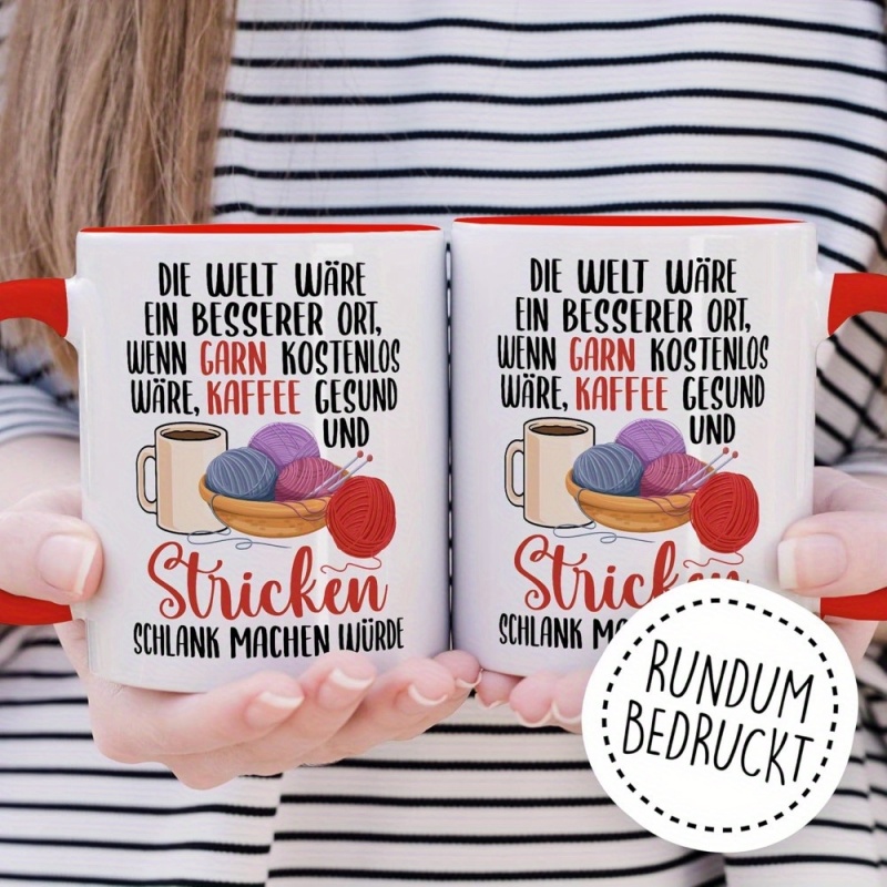 1 Funny Knitting Mug - 