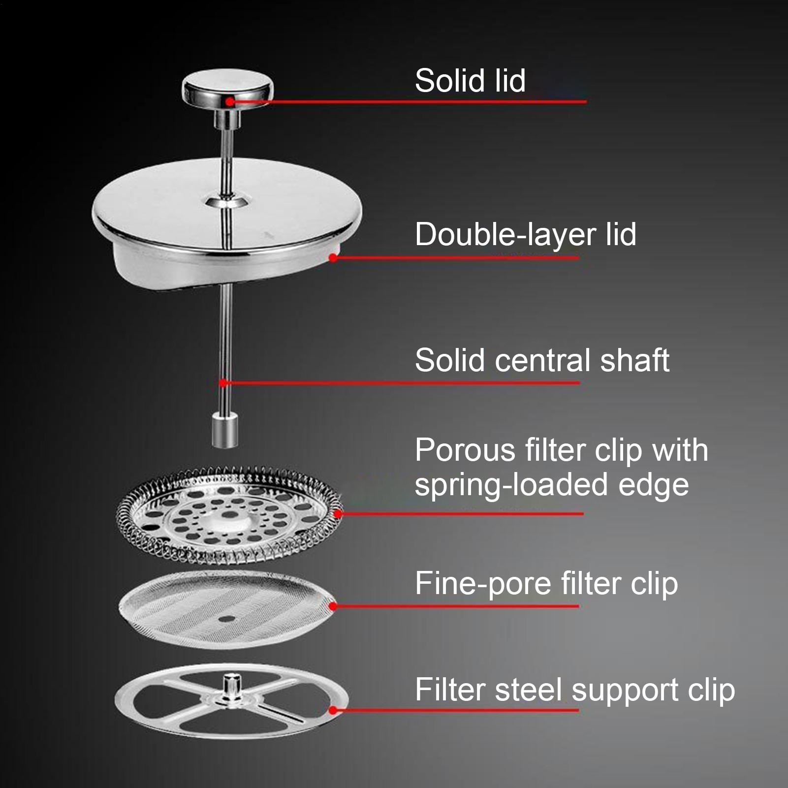 Coffee Maker Press Pot Non-Sli - огляд і ціна Coffee Tea Pots
