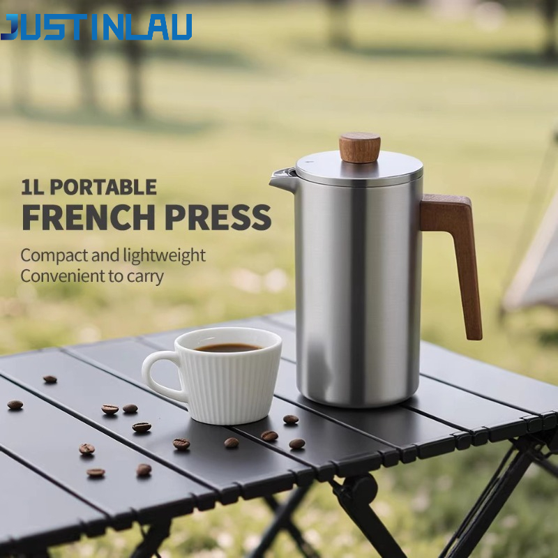 JUSTINLAU 1000ml Stainless Ste - огляд і ціна Coffee Tea Pots