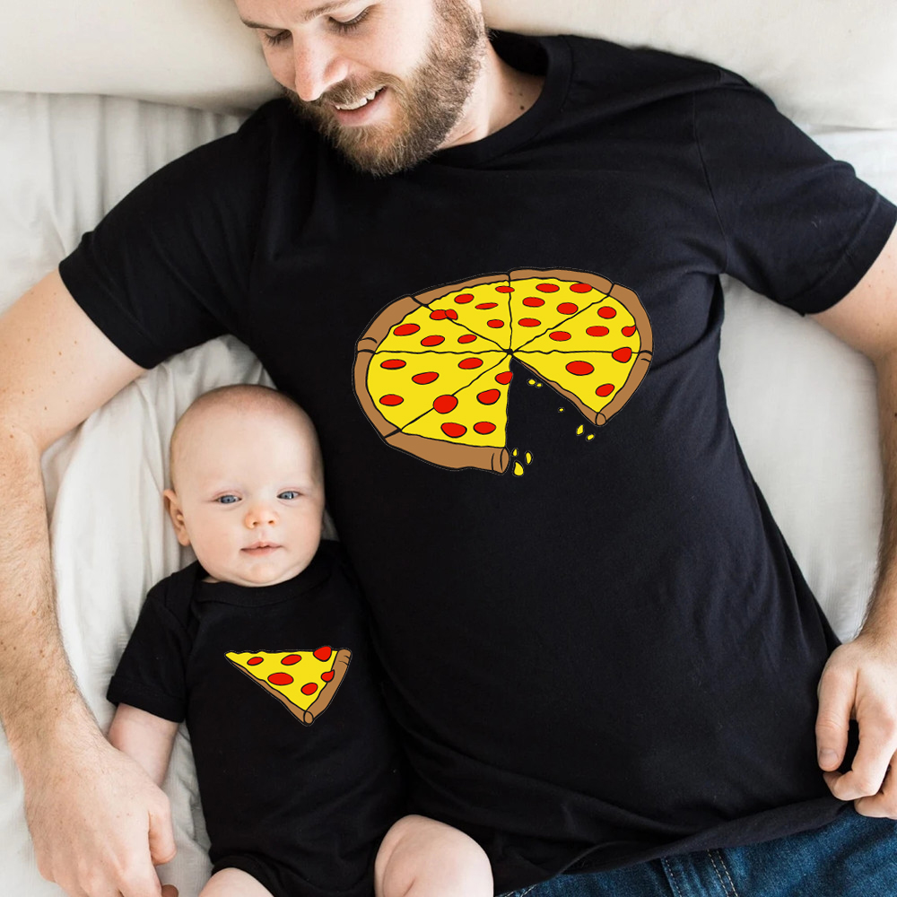 Funny Pizza Print Father Mothe - огляд і ціна Coffee Tea Or Me