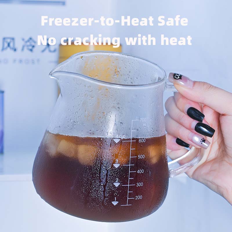 New High Borosilicate 700ml  G - огляд і ціна Coffee Tea Pots