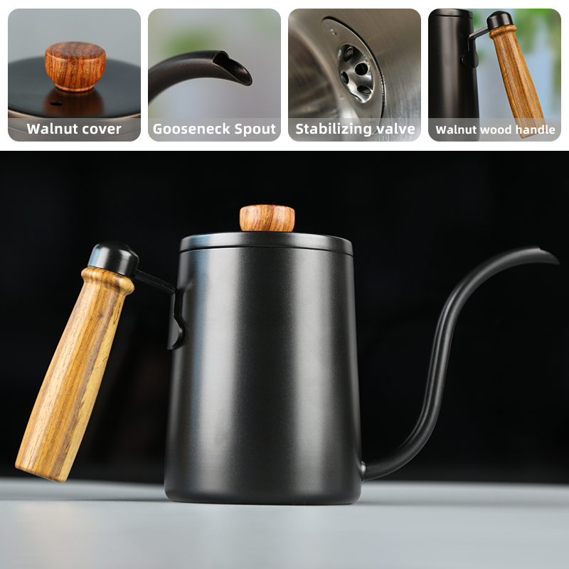 550ML Coffee Pot Milk Frothing - огляд і ціна Coffee Tea Pots