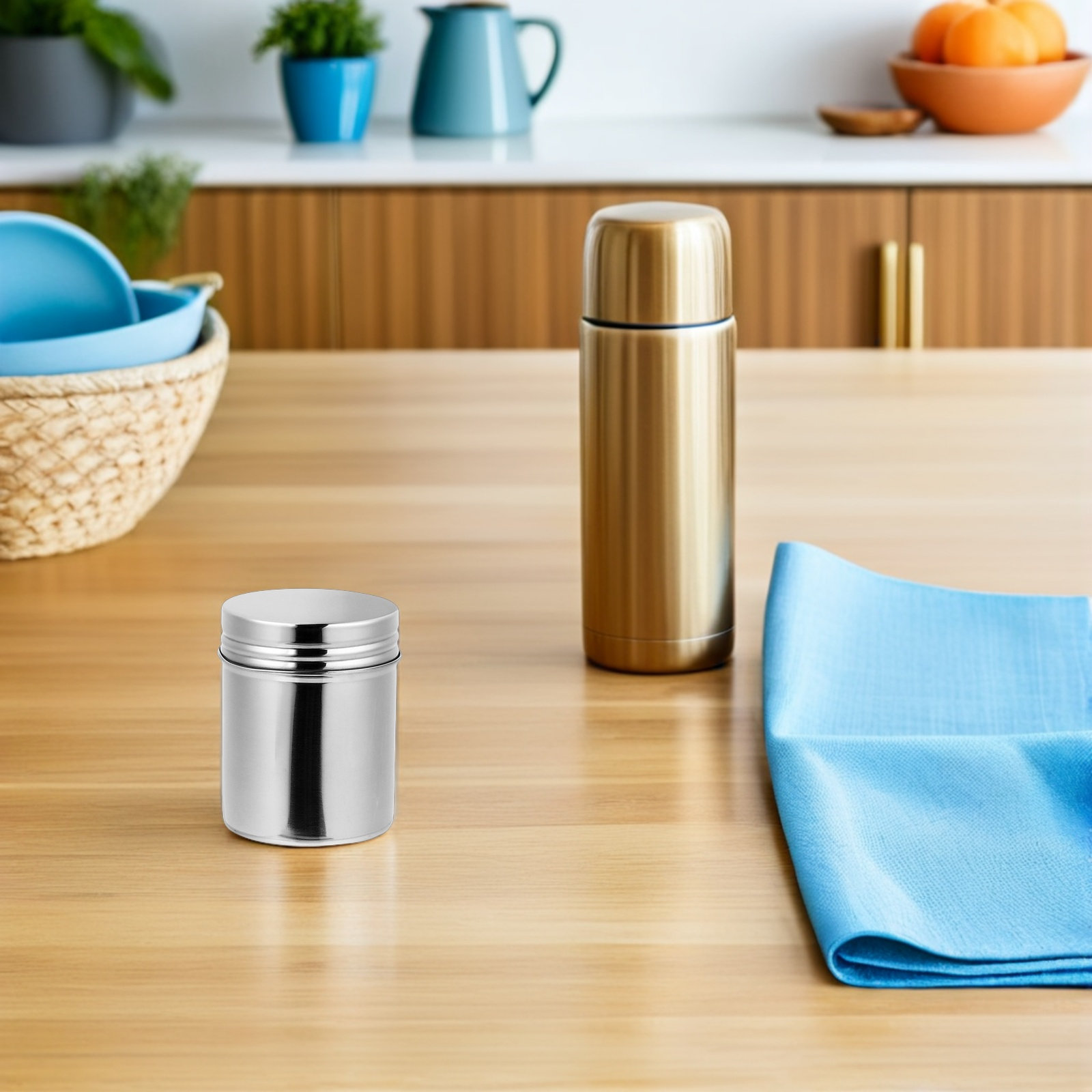 2Pcs Stainless Steel Canisters - огляд і ціна Coffee Tea Spices