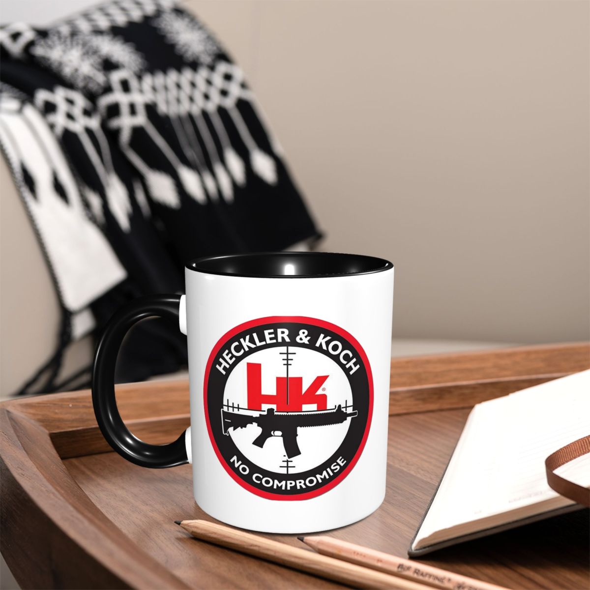 Heckler Koch Hk Logo Mug Funny - огляд і ціна Coffee Tea Hk