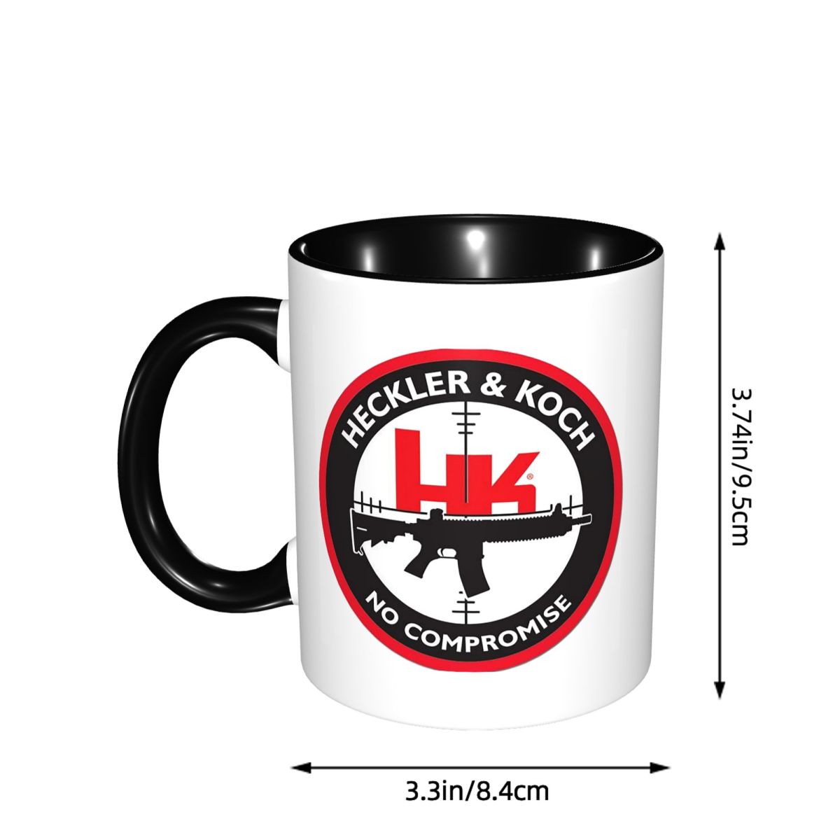 Heckler Koch Hk Logo Mug Funny - огляд і ціна Coffee Tea Hk