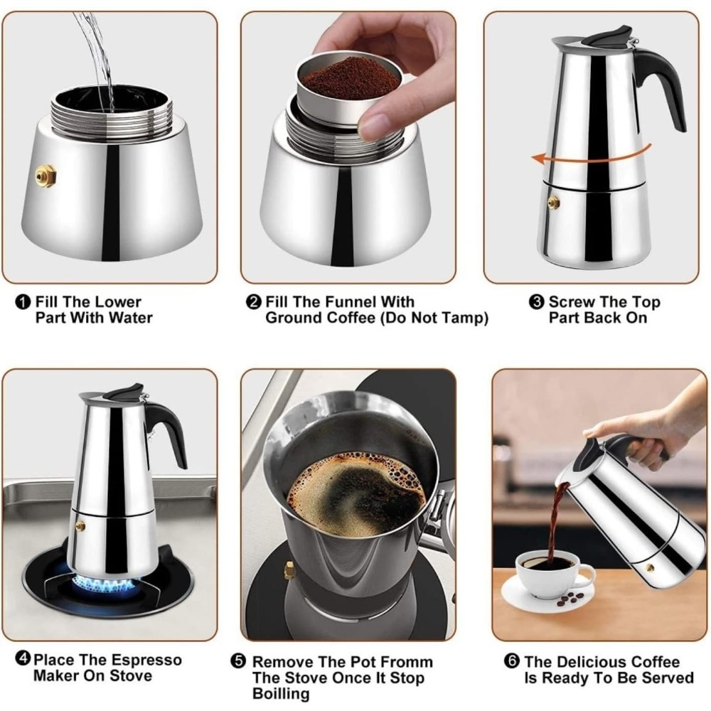 Mocha Coffee Pots Stainless St - огляд і ціна Coffee Tea Pots